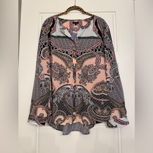 Talbots Paisley Blouse